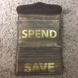 Rebecca Minkoff SPEND/SAVE Wallet w/ Coin Purse